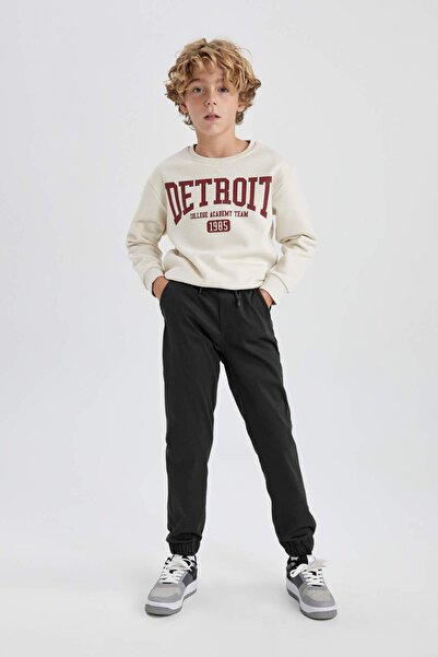 DeFacto Boy's Jogger Leg Gabardine Trousers A9396A823Wn