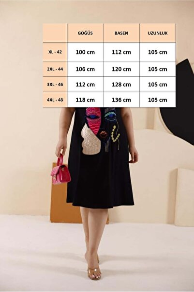 For Big Trend Women's Plus Size Front Back V Neck Face Embroidery Shoulder Tie Stretchy Sleeveless Midi Knitted Dress