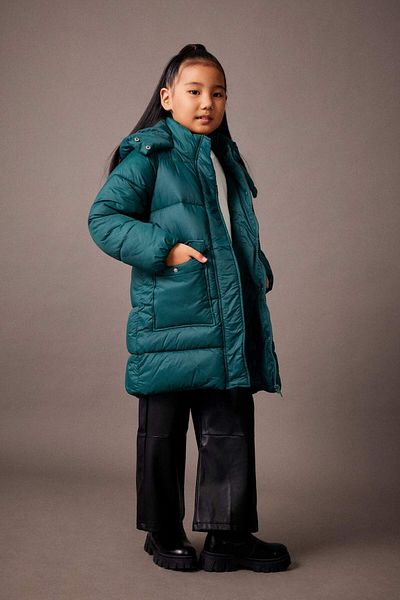 DeFacto Girl's Water Repellent Hooded Coat A2538A823Au