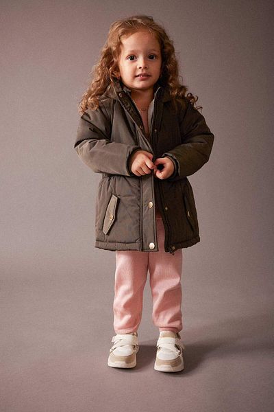 DeFacto Baby Girl Hooded Waterproof Coat A2451A523Au