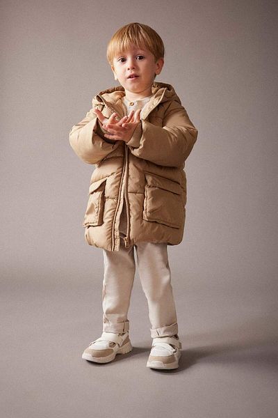 DeFacto Baby Boy Hooded Fleece Lined down Jacket A2212A523Wn