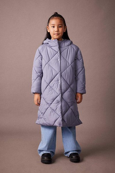 DeFacto Girls' Water Repellent Hooded Quilted down Coat A2256A823Au