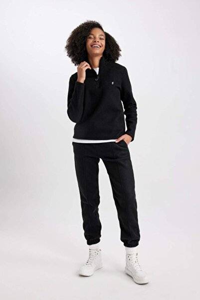 DeFacto DeFactoFit Sporcu Jogger Eşofman Altı Standart Fit Çift Cepli A4504AX23WN