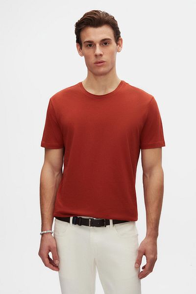 D'S Damat Comfort Tile 100% Cotton T-Shirt