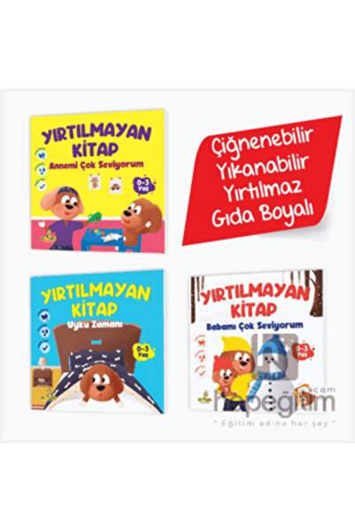 yükselen zeka Yırtılmayan Kitap Seti - Ceviz