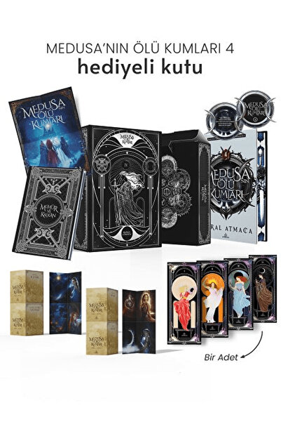 Ephesus Yayınları Medusa’nın Ölü Kumları 4 - Hediyeli Tekli Kutu (Yan Boyamalı)