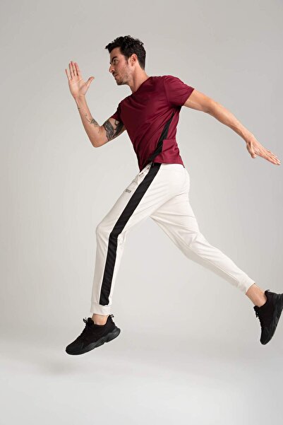 DeFacto DeFactoFit Sporcu İnce Jogger Eşofman Altı Standart Fit Standart Paça Skuba Dalgıç Kumaş X9125AZ23AU