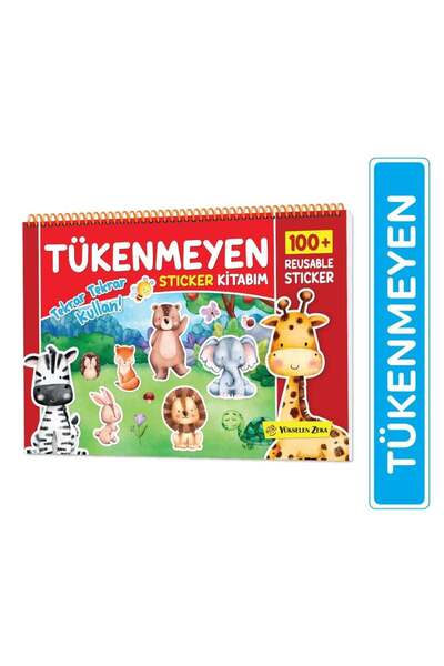 yükselen zeka Tükenmeyen Sticker Kitabım (100+ Tekrar Tekrar Kullanılabilen Sticker)