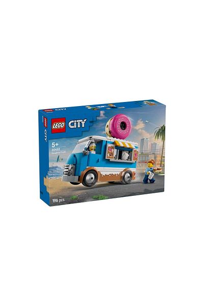 LEGO City Donut Truck 60452 – kreativní sada hraček pro děti od 5 let (196 kusů)