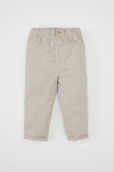 DeFacto Pantaloni din Gabardina pentru bebelusi cu talie elastica A8429A523WN