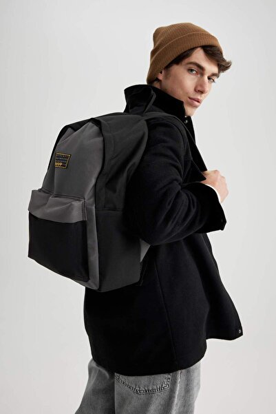 DeFacto Men's Water Repellent Fabric Backpack A9888Axns