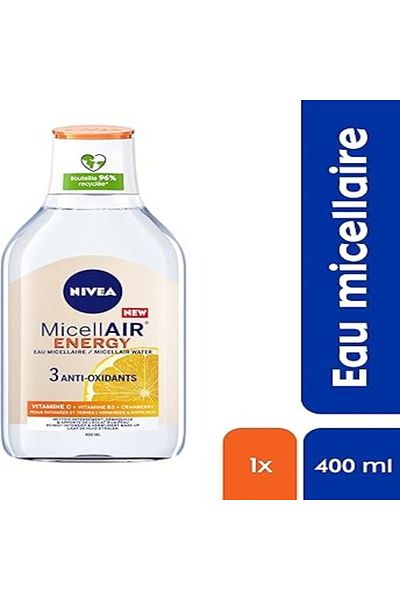 NIVEA Energy Micellar Water with Vitamin C+B3 400 ml