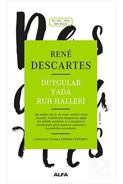 Alfa Yayınları Duygular Ya Da Ruh Halleri