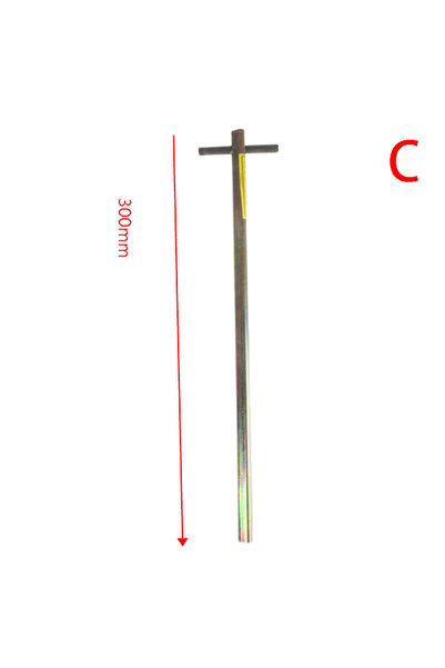 Choice 300 مم 1 قطعة 100/200/300 مم مفتاح مثلث المصعد من النوع الممتد / مفتاح...