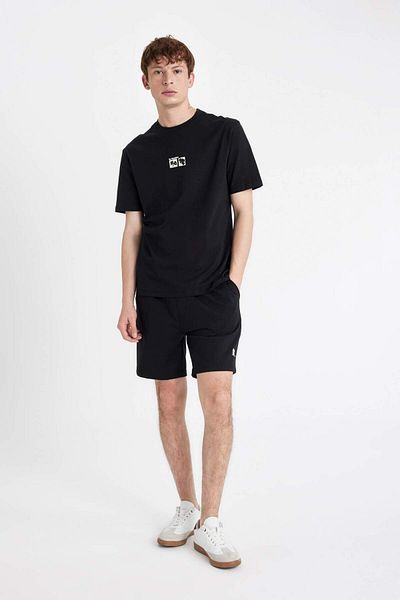 DeFacto Pantaloni scurți din bumbac, slim, slim, A3893ax23hs