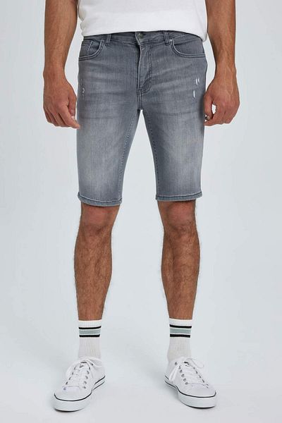 DeFacto Super Skinny Fit Extra Tight Fit Regular Waist Extra Tight Leg Bermuda Shorts A6429Ax23Sm