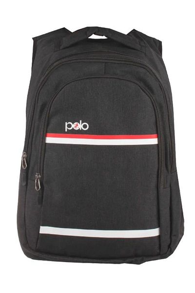 Temel My Polo Backpack Red White Striped Smoked 8860