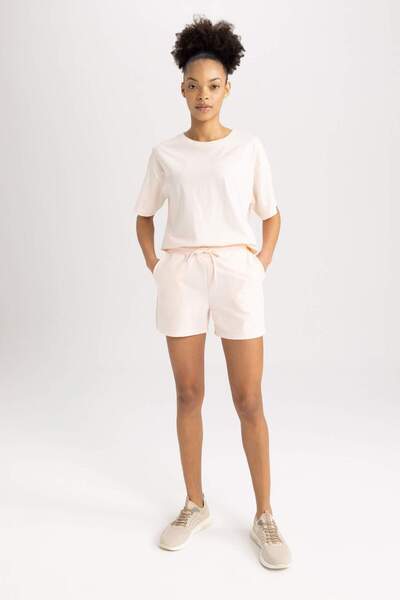 DeFacto DeFactoFit Standard Fit Sportsman Κοντό Μπαστούνι Basic Απλό Σορτς Z6696AZ23SM