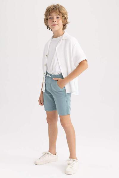 DeFacto Boy's Regular Fit Muslin Shorts Z5370A623Sm
