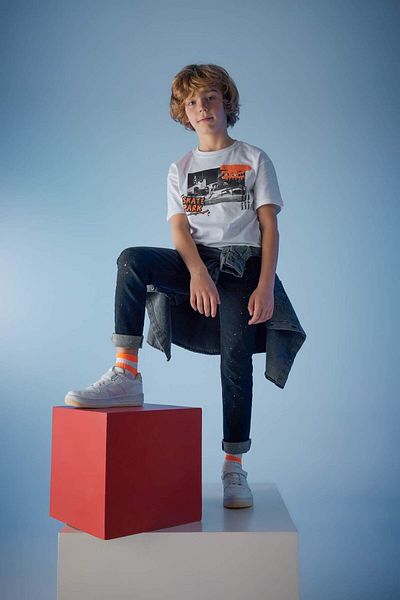 DeFacto Pantaloni de blugi skinny pentru băiat Z3356A623SP