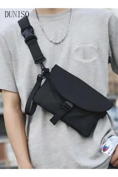 Generic Men's Waterproof Crossbody Bag, Hiking, Multifunctional Fashion Portable Chest Bag