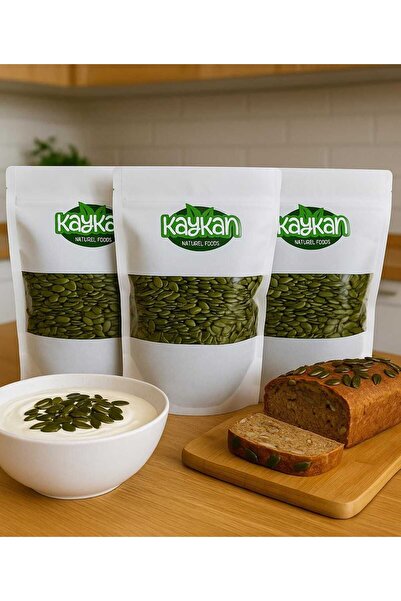 Kaykan Natural Foods Pumpkin Seeds Advantageous Package (3X300Gr.) Raw Unsalted