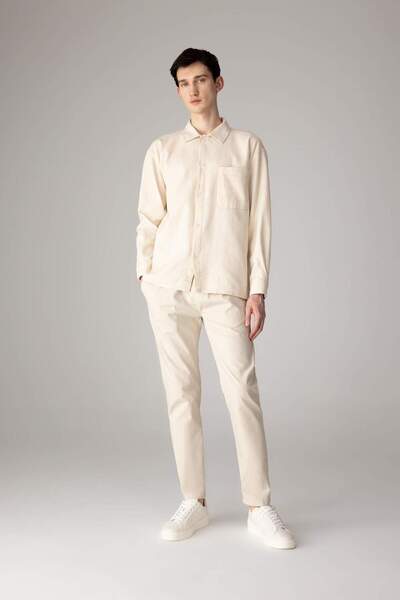 DeFacto Yazlık Jogger Chino Pantolon Beli Bağcıklı Cepli Düz Paça Z9933AZ23SP