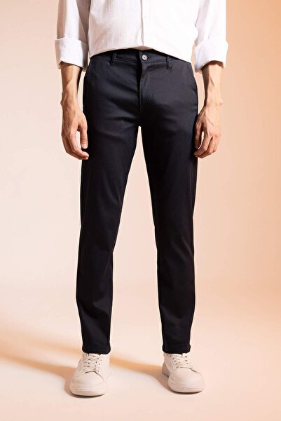 DeFacto Slim Fit Chino Canvas Pants X8022az23sp