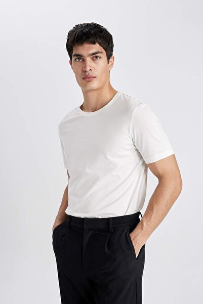 DeFacto Μπλουζάκι με κοντό μανίκι με κανονική εφαρμογή T5014AZ23SP