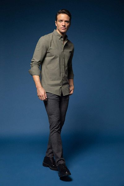 DeFacto Tailored Fit Chino Trousers S0429Az22Au