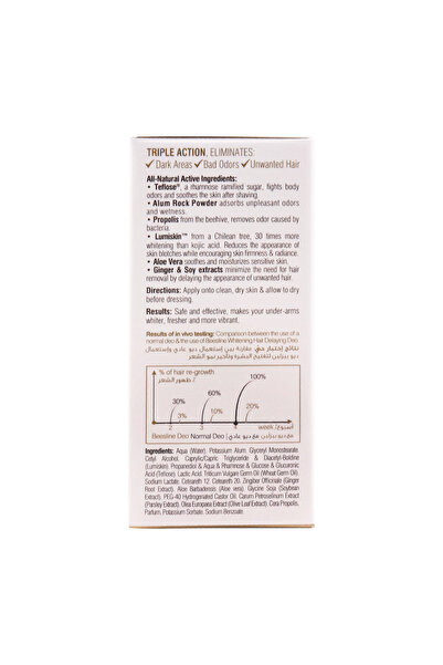 Beesline Whitening Hair Delaying Deo Roll-On for Women – 50ml Fresh Care