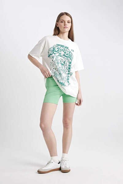 DeFacto Coool Waist Tie Detailed Biker Leggings Y1755Az22Sm