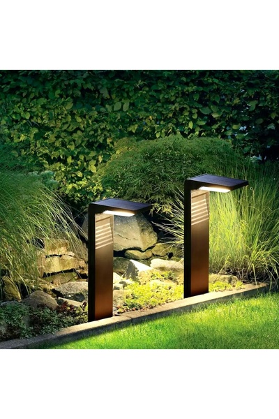 OEM Set 2 stâlpi solari de grădină Bonao, flux luminos 200 lumeni de la LUMINOR LIGHT TO YOUR HEART