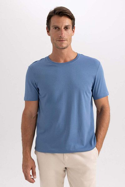 DeFacto Regular Fit Crew Neck Basic T-Shirt M7666Az22Sp