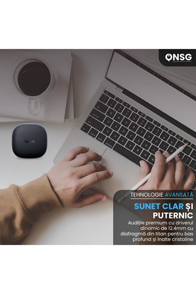 Xiaomi Căști Redmi Buds 6 Lite handsfree Anc 40db, Bluetooth 5.3, Autonomie 38h, Negre