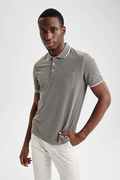DeFacto Regular Fit Polo Neck Short Sleeve T-Shirt T7645Az22Sp