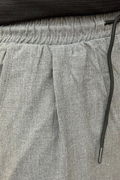 inpool Flexible Slim Fit Jogger Pants - Old Money Culture, Pleated and Waist-Leg Elastic 24INP199D