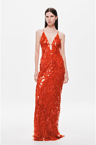 Noura KADIN PULLU ABİYE ELBİSE