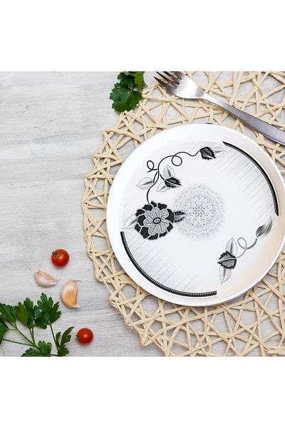 Prime Melamine 47 Pcs Dinner Ware Set for 8 Persons
