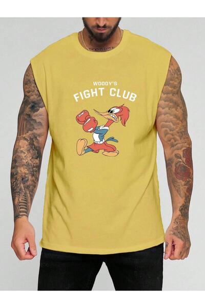 DM DOLCE MORE TRICO FĂRĂ MÂNECĂ IMPRIMAT FIGHT CLUB