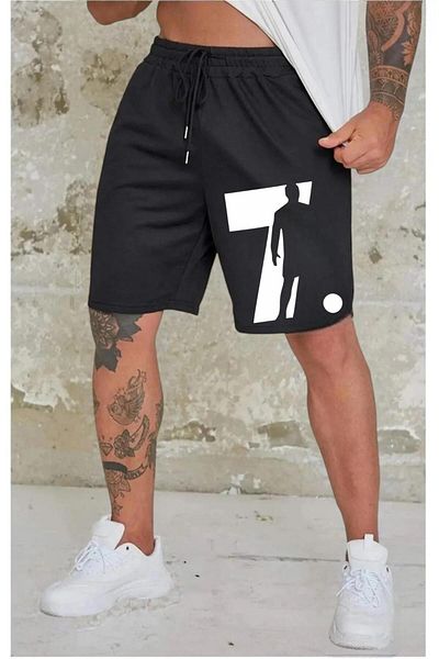 BENROMA Footballer 7 Printed Unisex Shorts