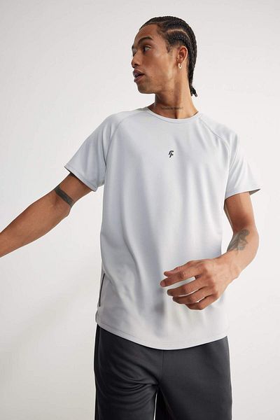 DeFacto Crew Neck Printed Fit Slim Sports T-Shirt