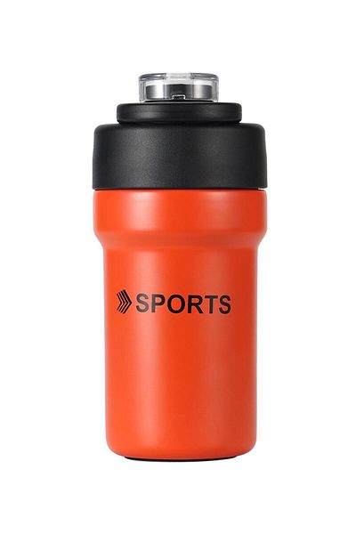 Weather Forecast 304 L Red Steel 500ml Double Drinking Coffee Thermos Water Bottle Flask with Straw Cin482Kr
