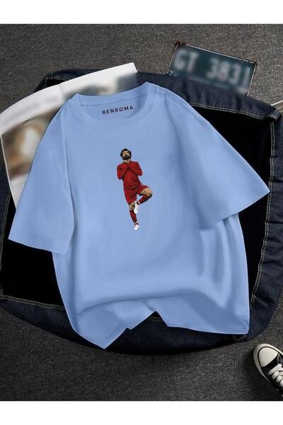 DM DOLCE MORE TRICOU UNISEX CU IMPRIMEU JUCĂTOR DE FOTBAL OVERSIZE CU IMPRIMEU