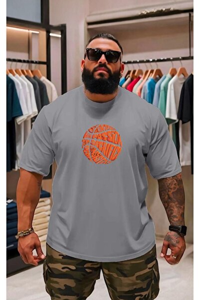 DM DOLCE MORE ФУТБОЛКА З ПРИНТОМ УНІСЕКС ВЕЛИКОГО РОЗМІРУ