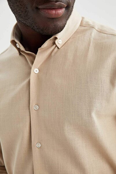 DeFacto Modern Fit Classic Long Sleeve Shirt T6284Az21Sp