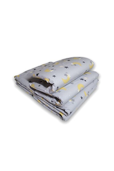 Bebek Özel حماية حافة سرير الطفل مقاس 50 × 90 جانب الأم (4 قطع) حاجز رمادي هل...