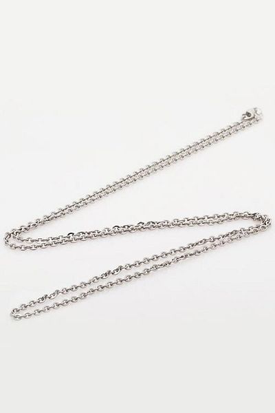 Chavin 2 mm Gray Long 75 Cm. Men's Steel Chain Dr38-2