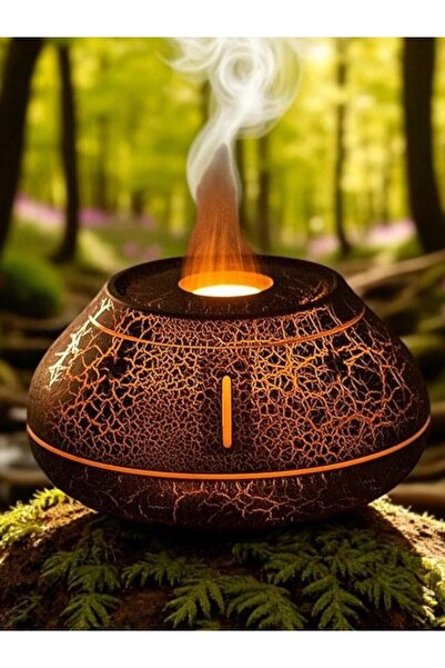 blueseed Hava nemlendirici Lav Alev Koku Difüzör Şarjlı ev Aromaterapi Difüzö...