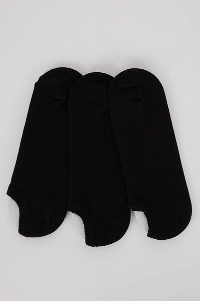 DeFacto Șosete de damă din bumbac, 3 piese, pantofi sport K5974az21au